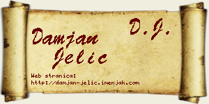 Damjan Jelić vizit kartica